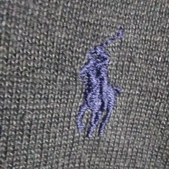 Ralph By Ralph Lauren Blue Label 100% Linen Gray Sweater Size L Office Corporate - Picture 2 of 5